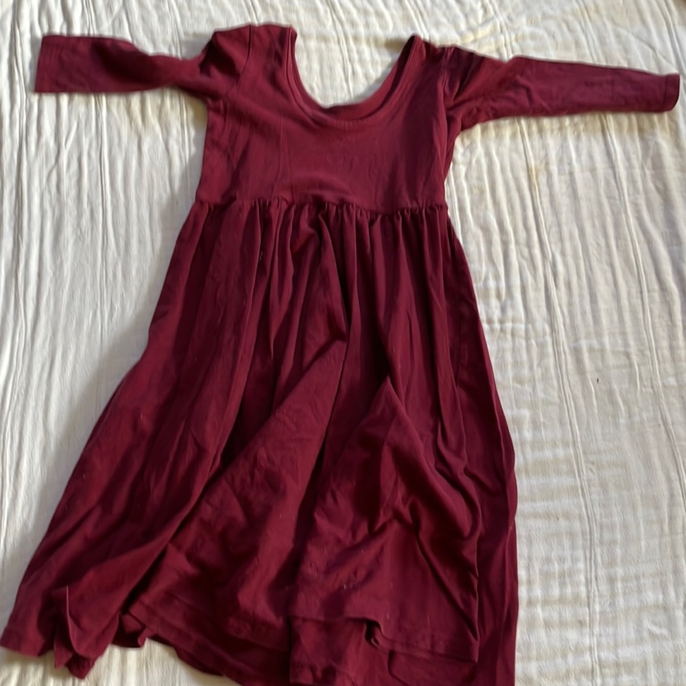 Red little girls dress